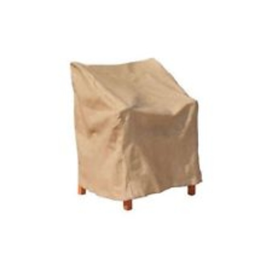 Budge All-Seasons Small Outdoor Chair Covers (Qty 2) - Tan - New