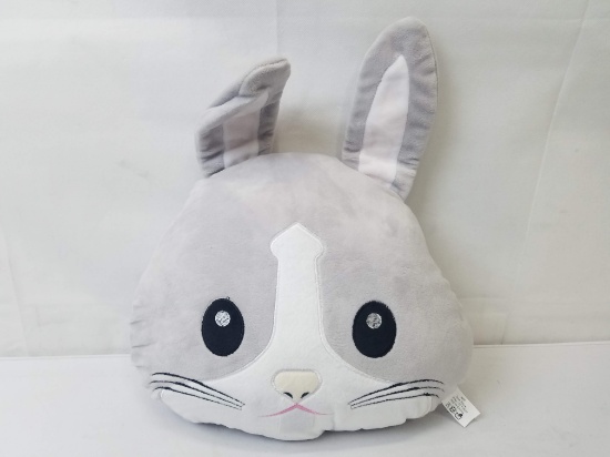 Rabbit Bunny Emoji Pillow - New