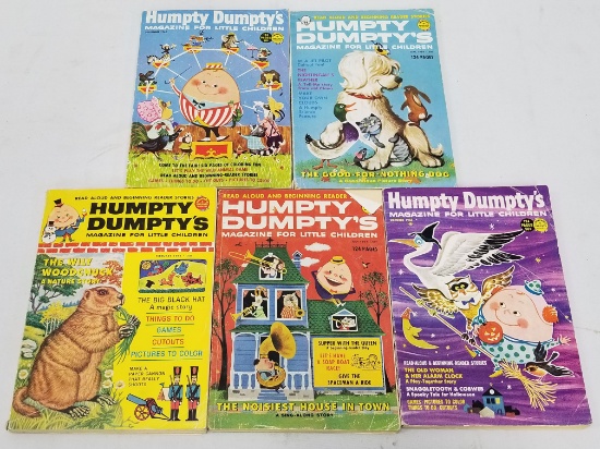 Humpty Dumpty's Magazines for Little Children - Vintage Magazines - Qty 5