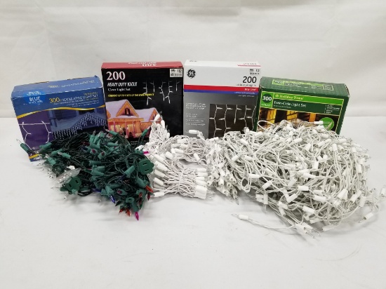 Christmas Lights - Various Types, Colors - Tested, Work