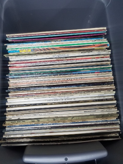 Bin of Records, Bin #3, approx 75 LP Record Albums