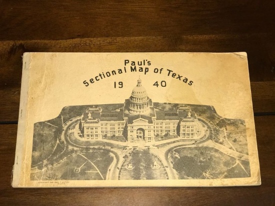 1940 Texas Sectional Map