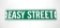 Easy Street Metal Street Sign