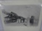 1905 Tahoe Locomotive w/Boat Black & White Picture...