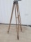 Tripod Survey Tripod Antique Wooden Legs 60 inch in height