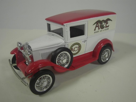 Liberty Classics Model A Delivery Van "Ace" 1:25 Scale Coin Bank w/Key & Box