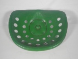 Stamped Tractor Seat Green