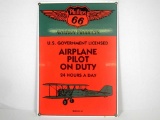 Phillips 66 Aviation Porcelain Enamel Reproduction Sign by Ande Rooney