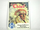Chief Famous All Pullman Streamliner Sign