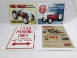 4 Ford Metal Signs