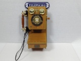 Antique Telephone and Telephone Sign