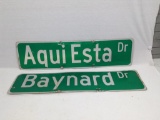 Double-Sided Street Signs - 2