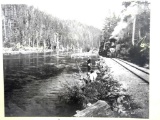 1911 Locomotive by River Picture