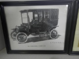 Model T Car Framed Pictures - 5