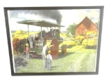 Vintage Brown & Bigelow Bill Medcalf Case Steam Tractor Print