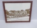 Antique Framed Picture Used Cars Standard Auto Lot. 1920's Cars Featured