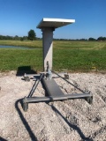 4 Wheel Metal Cart with Casters and Jack