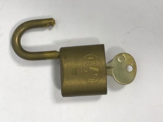 Lock and Key WB Wilson Bohann Lock Co.