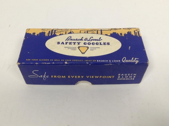 Bausch and Lomb Safety Goggles with Box Vintage with Cleaning Cloth