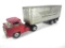 Marx Antique Toy Semi Truck and Trailer