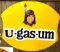 U-Gas-Um Porcelain Sign