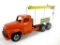 Buddy L. Machinery Mover Truck Dual Tandem Orange / White Toy