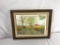 Turkeys framed print - by J.L. Martin (1978)