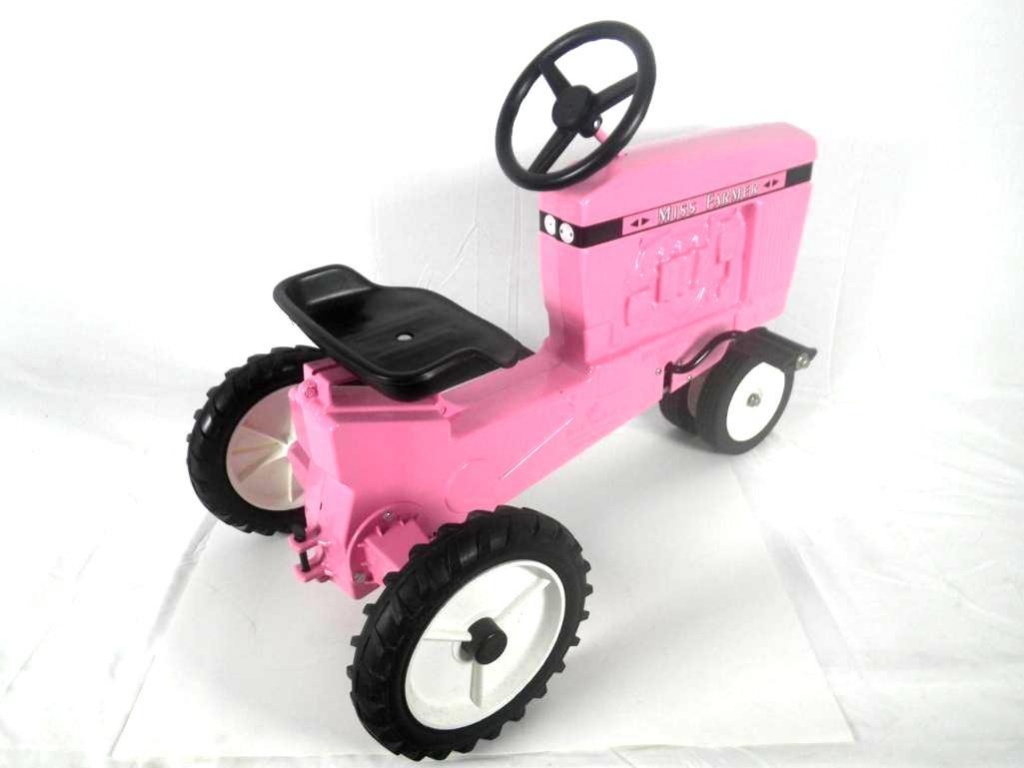 pink john deere pedal tractor