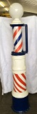 Paidar Upright Barber Pole w/Globe