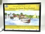 Chesapeake 25th Annv Boat Show Framed Signed Print. #13 of 200