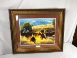 Cowhorse Boogie Framed Print by - A.T. Cox (2000)