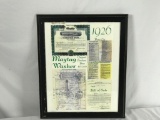 Set of 3 Framed Maytag Advertisments