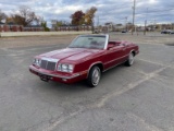 1985 Chrysler LeBaron Convertible