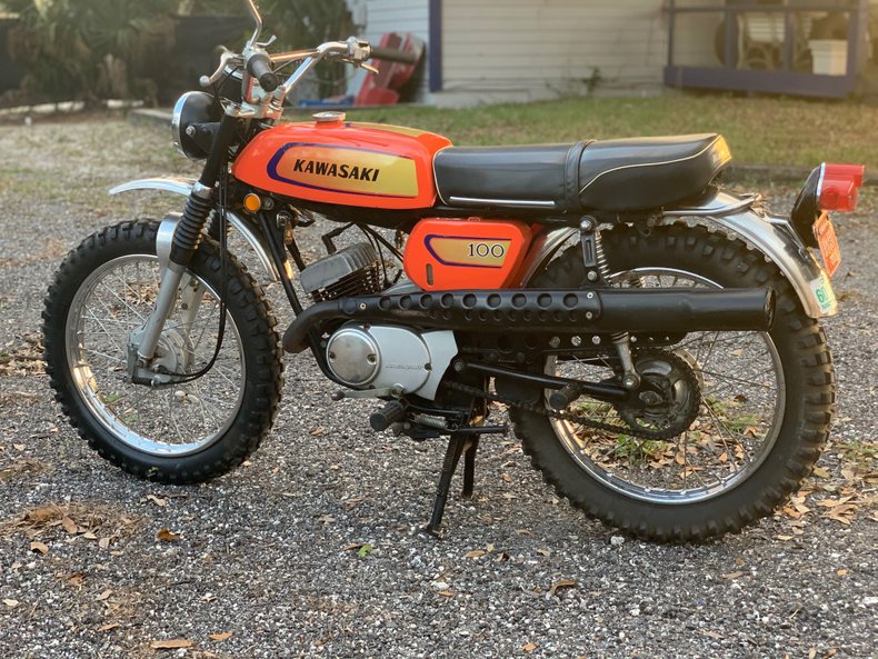 1971 Kawasaki Motorcycle 1971 Kawasaki 100 Dirt Bike Proxibid