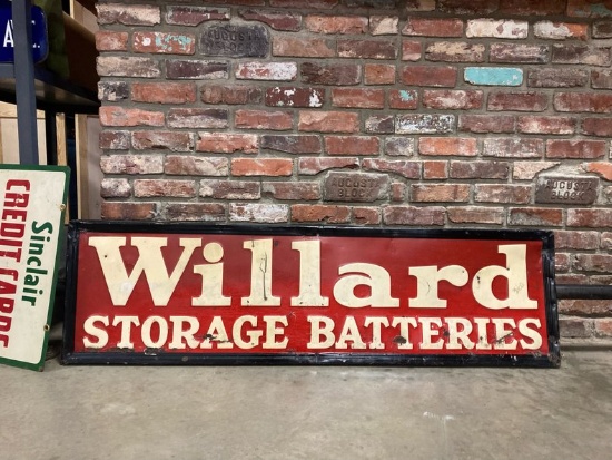Willard Storage Batteries Sign