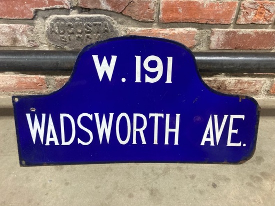 W. 191 Wadsworth Ave Sign