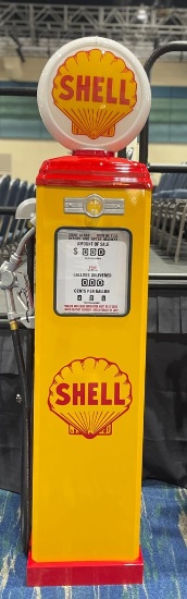 1951 Erie Shell Gas Pump
