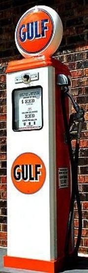 1951 Erie Gulf Gas Pump Erie