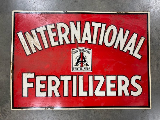 International Fertilizer Embossed Sign