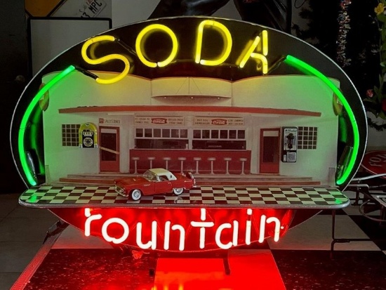 Coca-Cola Fountain City Neon