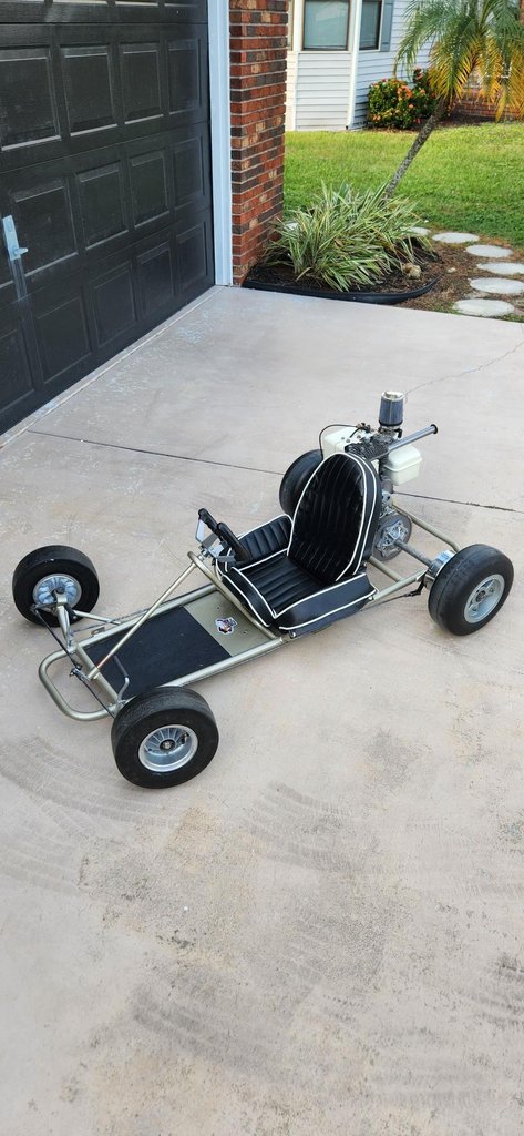 Karting à Pédales GO-KART Vintage – Années 1970-80 – Occasion – Enfant 5-7 Ans