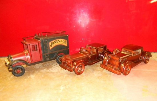 Hand Crafted and Carved Cars and Trucks (3)