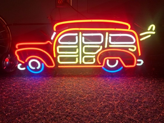 Classic Woodie Neon Sign