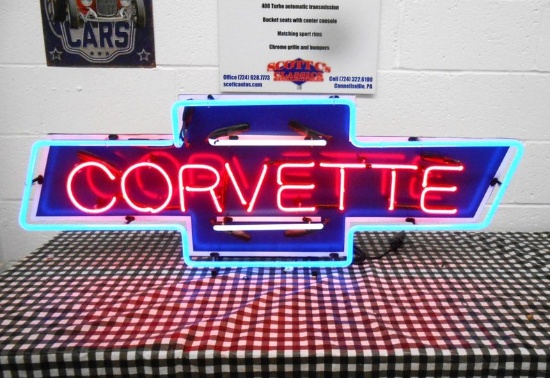 Corvette Neon Sign