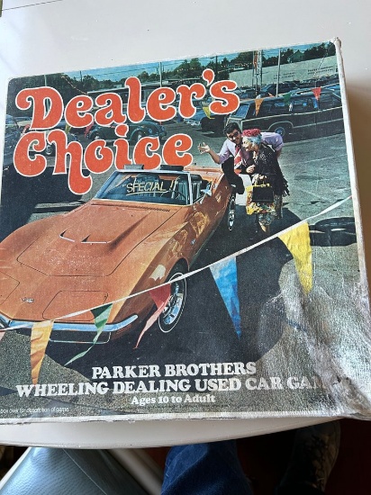 1972 Parker Brothers Dealer's Choice  Board Game