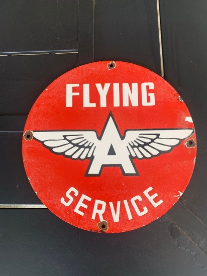 Flying "A" Service Single Sided Sign