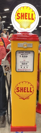 Reproduction Shell Gas Pump