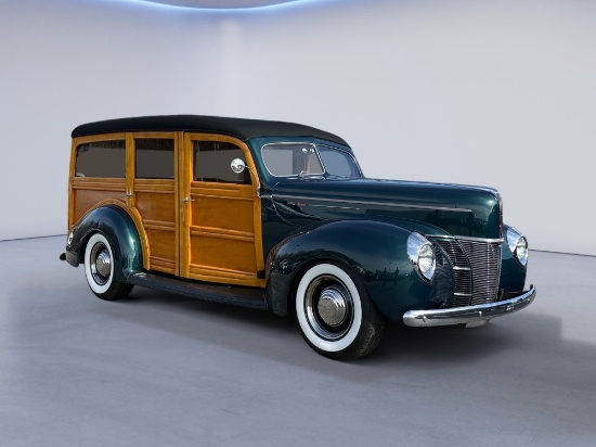 1940 Ford Deluxe Woodie Wagon Street Rod