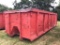 20 Yd Open Top Rolloff Can