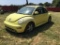 1999 Volkswagen New Beetle Passenger Car, VIN # 3VWCC21C6XM458221